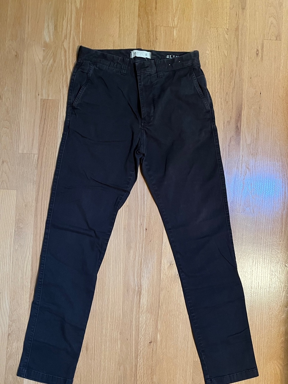 Madewell Men's Slim Straight Black Jeans